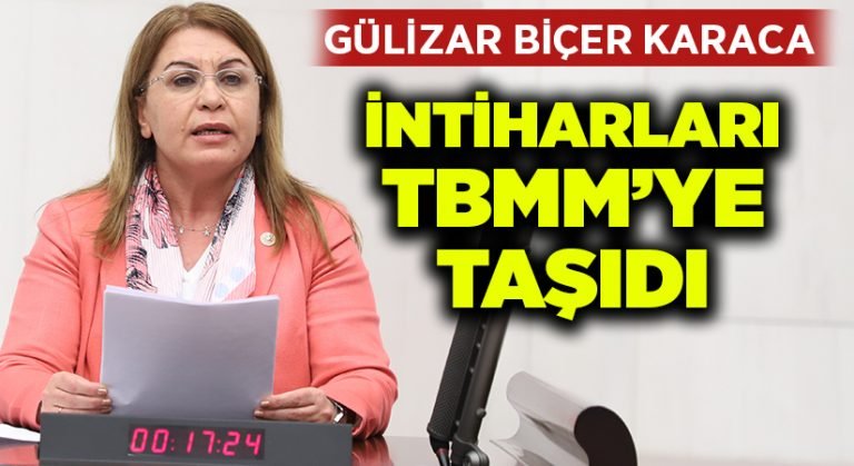 Vekil Karaca, genç intiharları TBMM’ye taşıdı