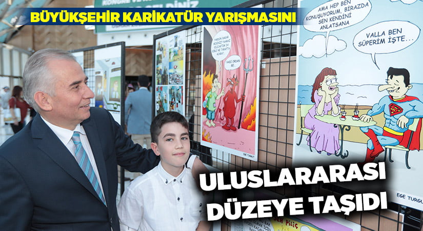 Büyükşehir karikatür yarışmasını uluslararası düzeye taşıdı