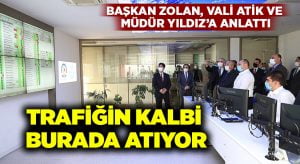 Trafiğin kalbi burada atıyor