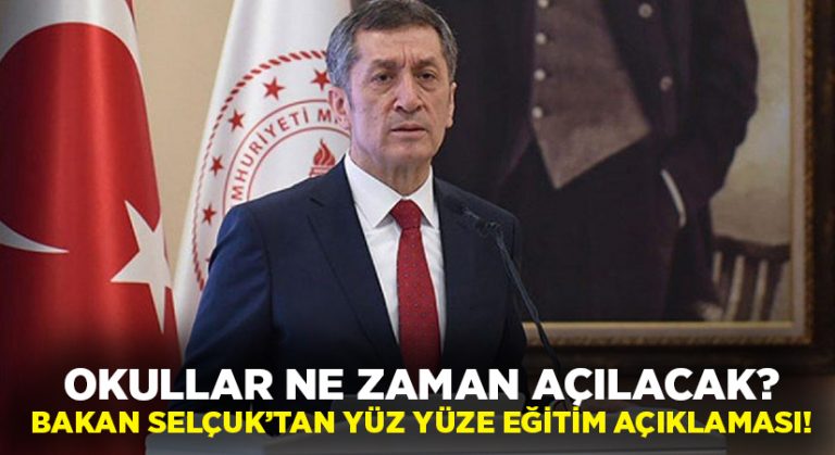 15 Şubat’ta okullar açılacak mı? Bakan Selçuk’tan yüz yüze eğitim açıklaması