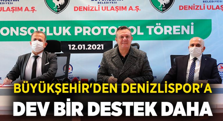 Büyükşehir’den Denizlispor’a dev bir destek daha