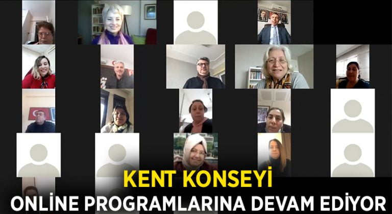 Kent Konseyi online programlarına devam ediyor