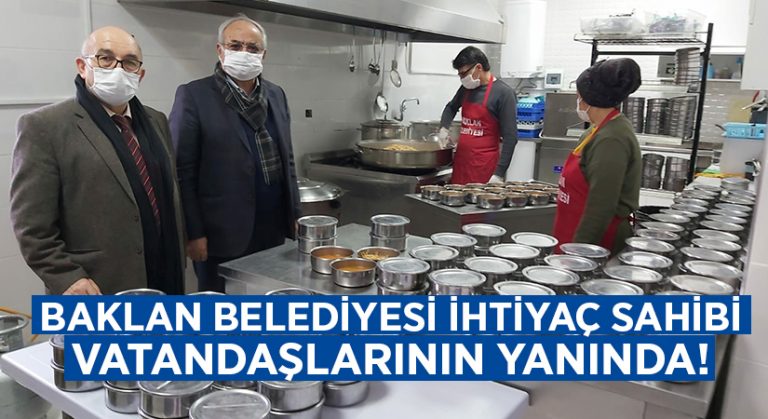 Baklan Belediyesi ihtiyaç sahibi vatandaşlarının yanında!