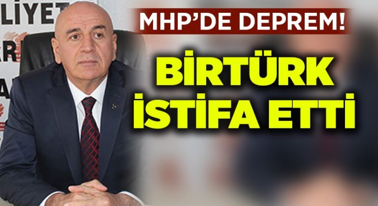 MHP İl Başkanı Cafer Birtürk istifa etti