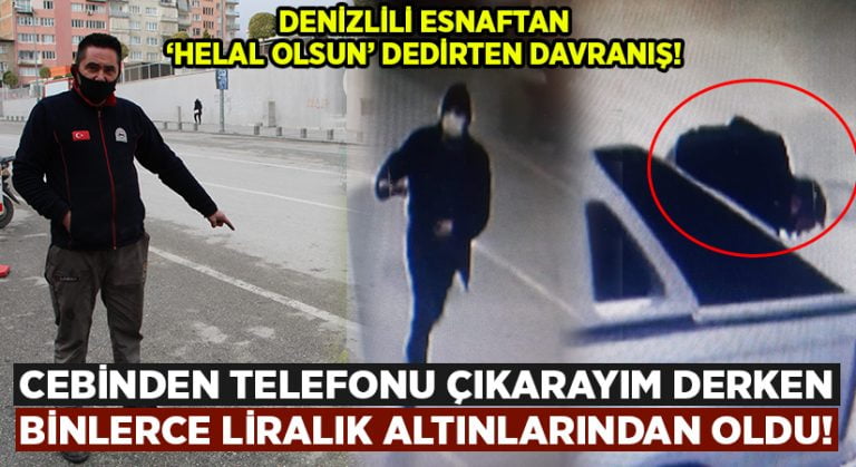 Cebinden telefonu çıkarayım derken binlerce liralık altınlarından oldu!