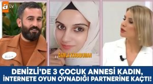 Denizli’de 3 çocuk annesi kadın internetteki oyun partnerine kaçtı!