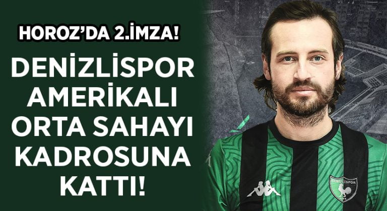 Denizlispor’a Amerikalı orta saha!