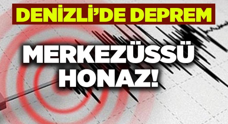 Denizli’de deprem