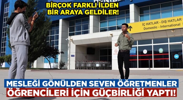 Mesleğini gönülden seven öğretmenler öğrencileri için güçbirliği yaptı!