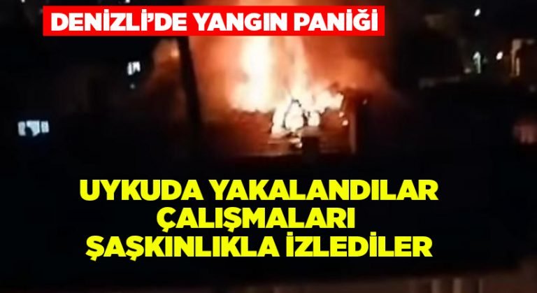 Yangına uykuda yakalandılar