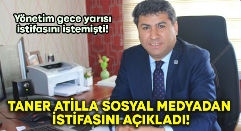 Yönetim gece yarısı istifasını istemişti.. Sosyal medyadan istifa etti!