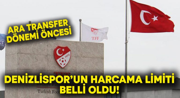 Yukatel Denizlispor’un harcama limiti belli oldu!