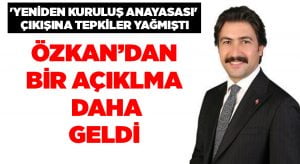 Cahit Özkan’dan ‘Yeniden Kuruluş Anayasası’ hakkında bir açıklama daha