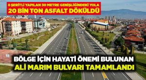 Bölge için hayati önemi bulunan Ali Marım Bulvarı tamamlandı