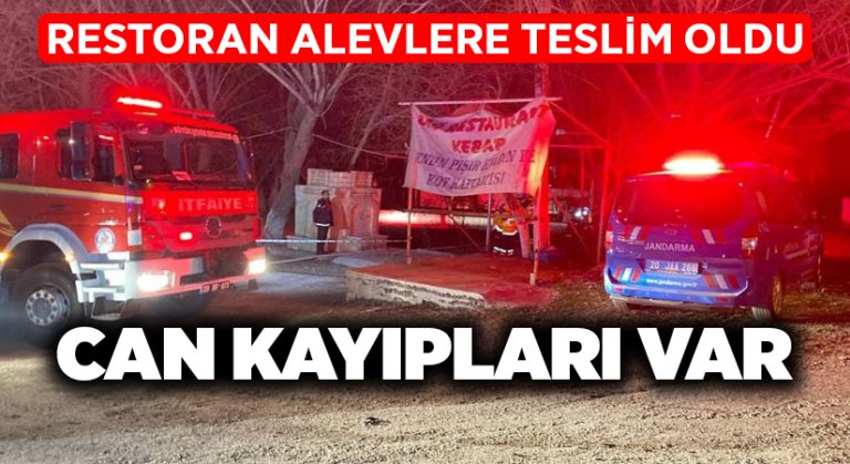 Restoran alevlere teslim oldu.. Can kayıpları var