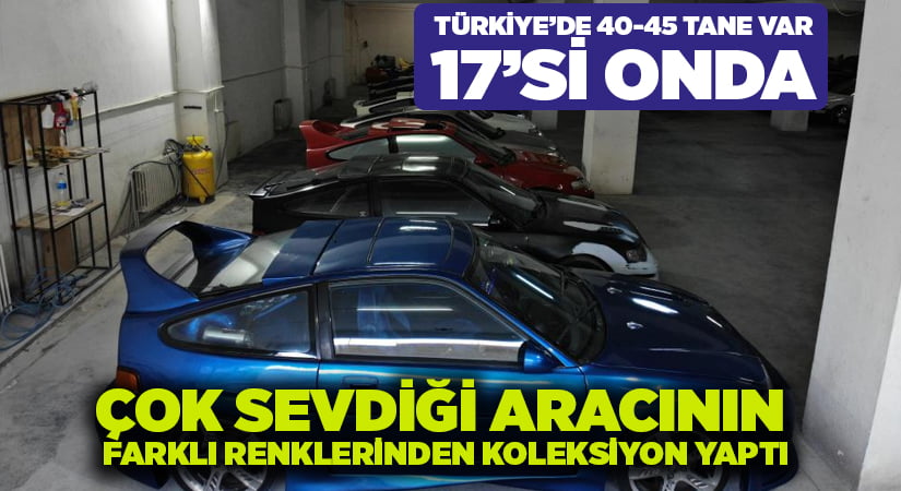 Çok sevdiği aracının farklı renklerinden 17 tane aldı