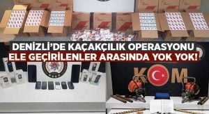 Denizli’deki kaçakçılık operasyonunda 7 suçlu yakalandı!