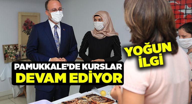 Pamukkale’de Kurslar Devam Ediyor