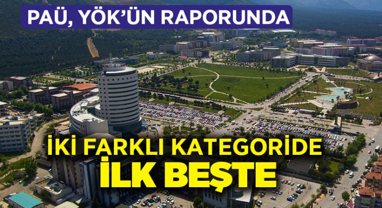 PAÜ, YÖK’ün Raporunda İki Farklı Kategoride İlk Beşte