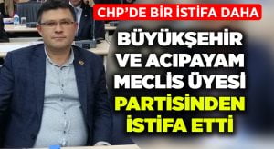 CHP’de bir istifa da Başkan’dan