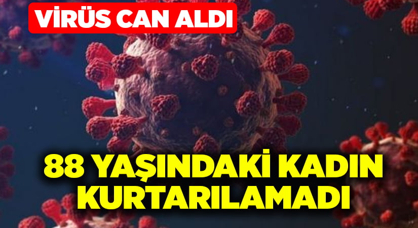 88 yaşındaki kadın koronavirüse yenildi