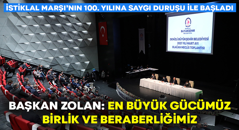 Başkan Zolan: “En büyük gücümüz birlik ve beraberliğimizdir”