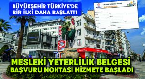 Mesleki yeterlilik belgesi başvuru noktası hizmete başladı