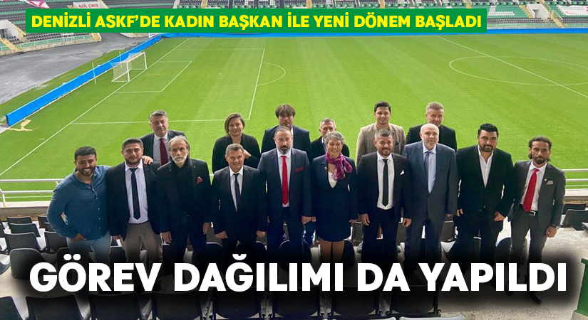 Denizli ASKF’de Kadın Başkan ile yeni dönem başladı