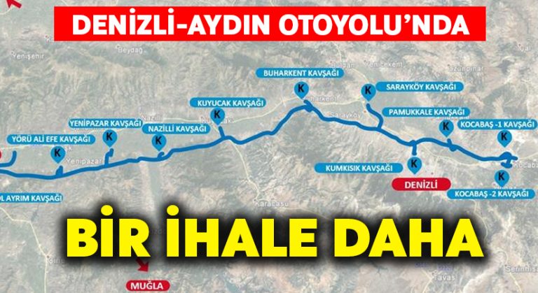 Denizli-Aydın Otoyolu için bir ihale daha