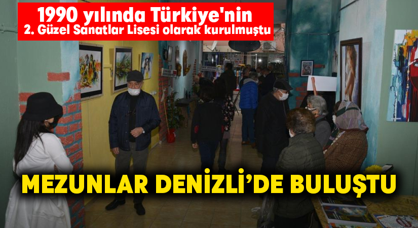 EAGSL’nin ilk mezunları Denizli’de sanat sergisinde buluştu