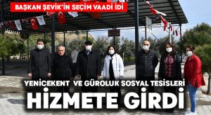 Yenicekent  ve Güroluk Sosyal Tesisleri hizmete girdi