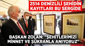 2514 Denizlili şehidin kayıtları bu sergide