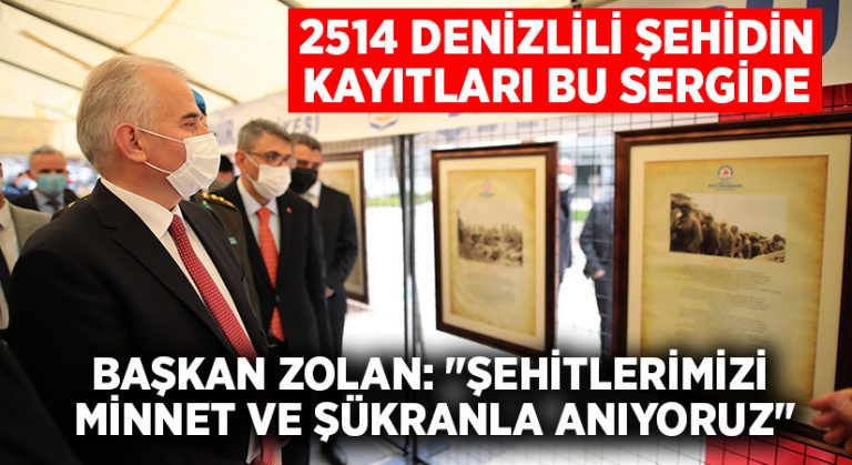 2514 Denizlili şehidin kayıtları bu sergide