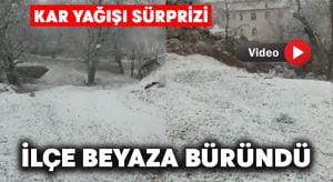 Denizli’de kar yağışı sürprizi