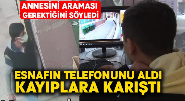 Güvenerek verdiği telefonunu saniyeler içerisinde çaldırdı