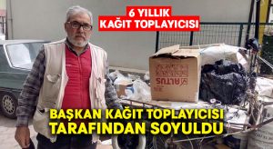 Kağıt toplayıcısını, kağıt toplayıcısı soydu