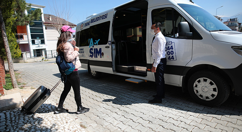 Denizlililer uçak konforunda mobil hizmeti çok sevdi