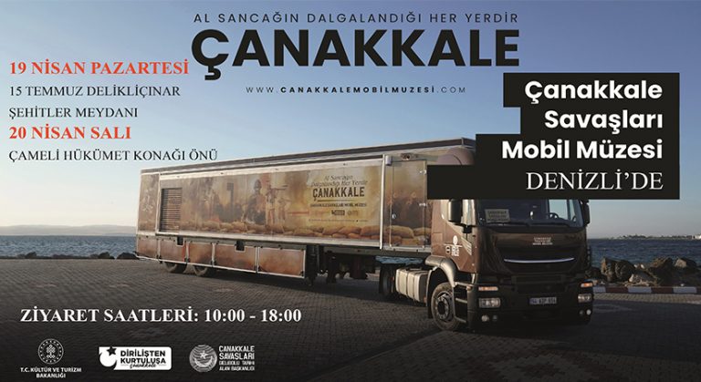 Çanakkale Mobil Müzesi, Çanakkale ruhunu Denizli’ye getiriyor