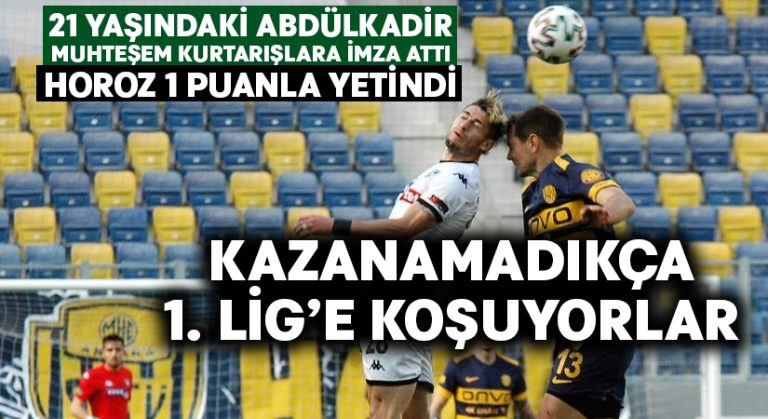 Abdülkadir’in direnişi Denizlispor’a 1 puan getirdi