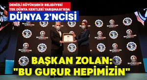 Denizli Büyükşehir Belediyesi Dünya 2’ncisi