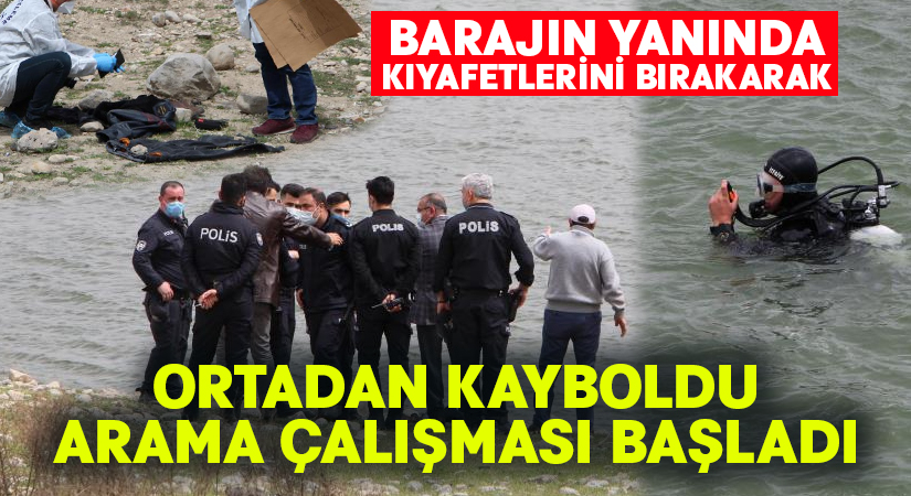 Kıyafetlerini bırakıp ortadan kayboldu