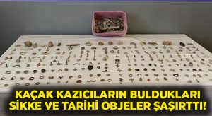 Kaçak kazı yaparken suçüstü yakalandılar