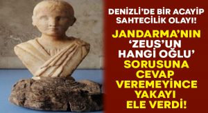 Kendi yaptıkları heykeli satmaya çalışırken “Zeus’un hangi oğlu” sorusuna takıldı!