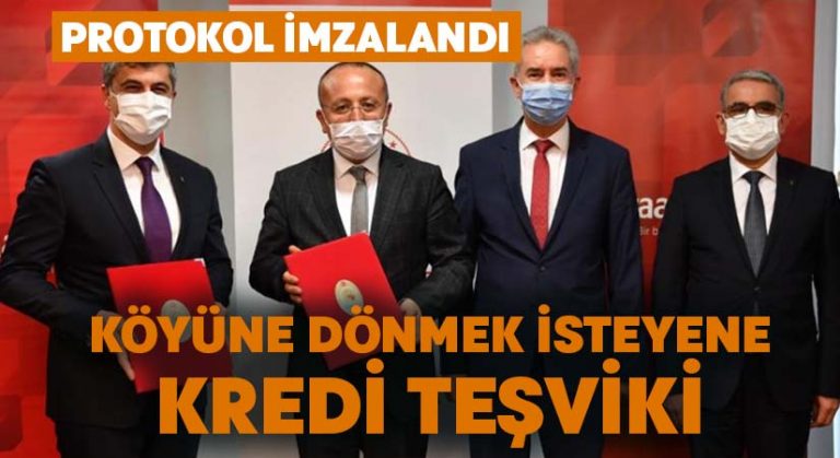 Köyüne dönmek isteyenlere kredi teşviki