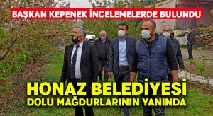 Honaz Belediyesi, Dolu Mağdurlarının Yanında