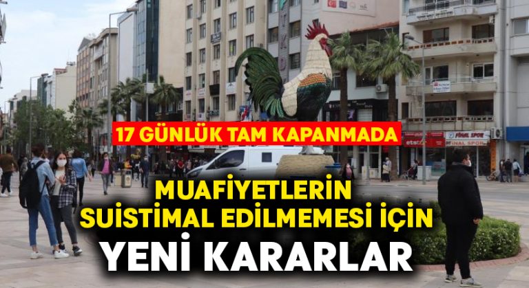 Denizli’de muafiyetlerin suistimal edilmemesi için yeni kararlar