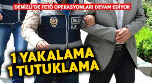 FETÖ örgütün emniyet mahrem yapılanmasındaki 1 kişi yakalandı, kesinleşmiş hapis cezası bulunan şahıs tutuklandı