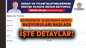 Büyükşehir’in “10.000 esnafa destek” başvuruları başladı