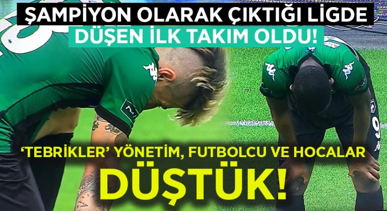 2 sezonluk rüya bitti.. ilk düşen takım Denizlispor oldu!