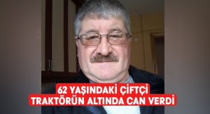 62 yaşındaki emekli çifti traktörün altında can verdi